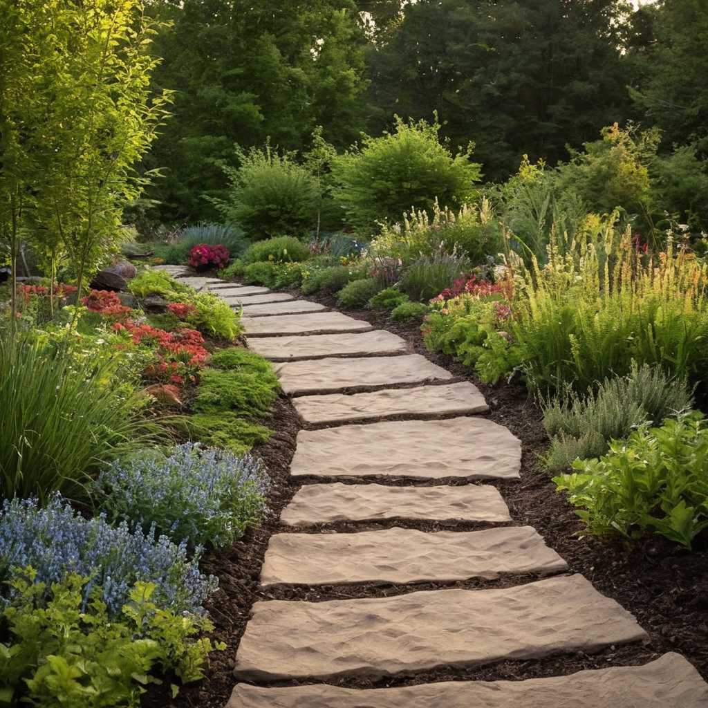 What must the owner approve before landscape-lighting construction starts outdoor visual
